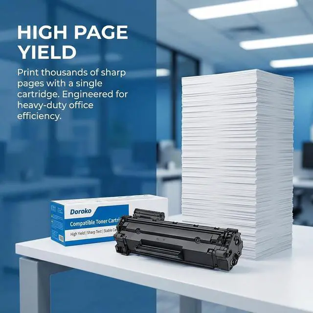 Alt view image 2 of 7 - 81X High-Yield Black Toner Cartridge Compatible for HP 81A 81X Black Toner Cartridge