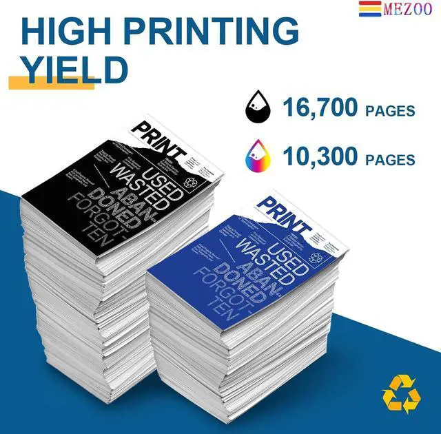 Alt view image 3 of 6 - MEZOO VersaLink C7020 C7025 C7030 High Capacity Toner Cartridge 4-Pack