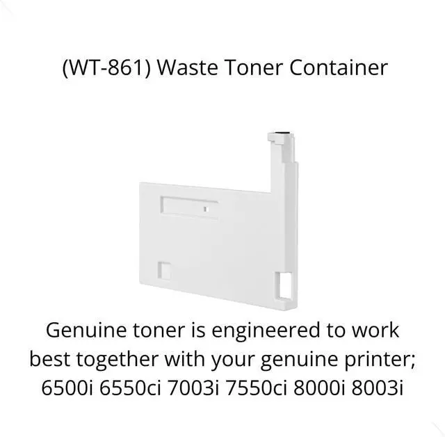 Alt view image 2 of 3 - Kyoceras 1902K90UN0 (WT-861) Waste Toner Container.