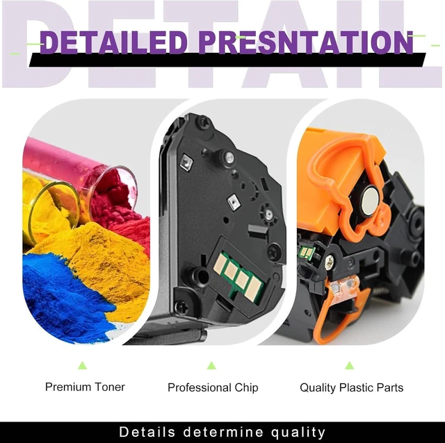 Alt view image 4 of 7 - Compatible Toner Cartridge 84C0H Replacement for Lexmark 84C0HKG 84C0HCG 84C0HMG 84C0HYG for CX725de CX725dhe CX725dthe Printers, High Yield, Clear Print Quality 1 Set