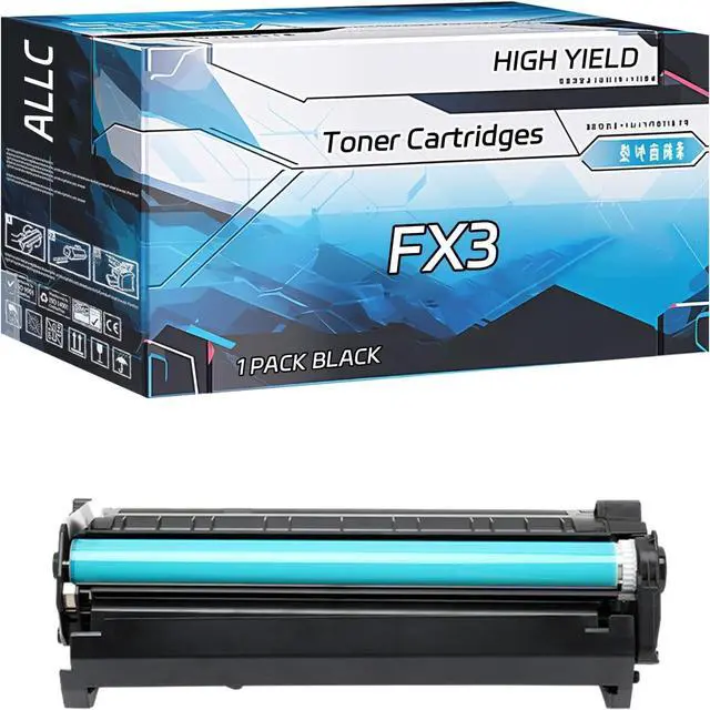 Main image of ALLC Compatible for Canon FX3 Toner Cartridges Work for Canon Faxphone L75 imageCLASS 1100 Faxphone L80 Printers, with Chip, High Yield 3500 Pages, Clear Printing (1 Pack Black)