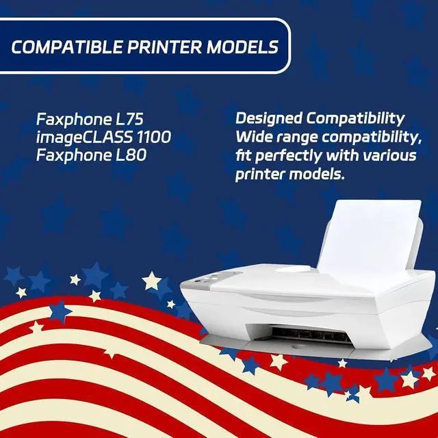 Alt view image 2 of 7 - ALLC Compatible for Canon FX3 Toner Cartridges Work for Canon Faxphone L75 imageCLASS 1100 Faxphone L80 Printers, with Chip, High Yield 3500 Pages, Clear Printing (1 Pack Black)