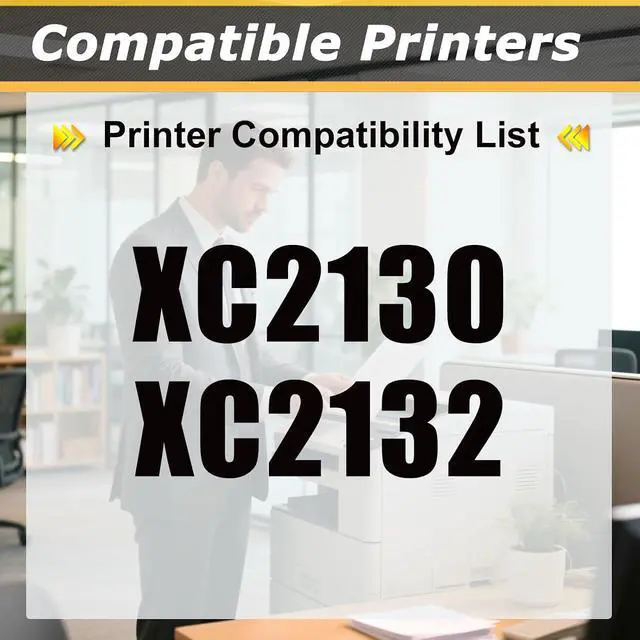 Alt view image 2 of 7 - Compatible 24B6011 24B6010 24B6009 24B6008 Toner Cartridges, Work for Lexmark XC2130 XC2132 Printers, Reliability Longevity 1