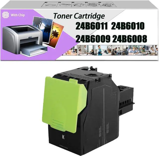 Main image of Compatible 24B6011 24B6010 24B6009 24B6008 Toner Cartridges, Work for Lexmark XC2130 XC2132 Printers, Reliability Longevity 1