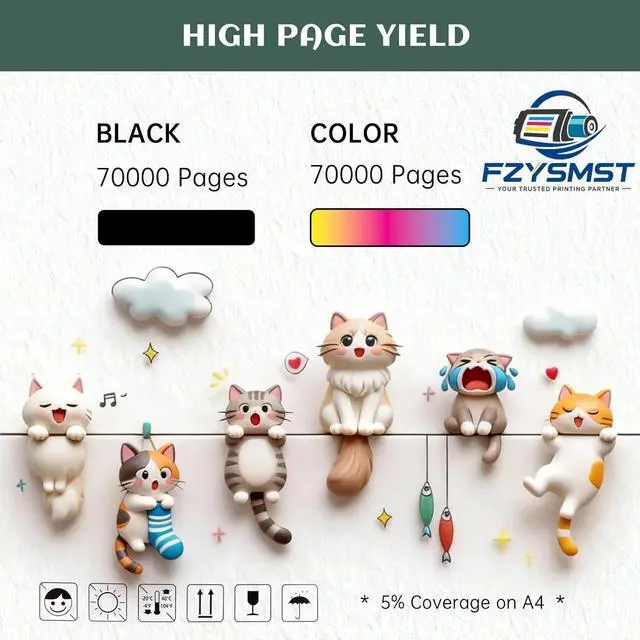 Alt view image 3 of 6 - Compatible for Ricoh SPC830 Imaging Drum Unit for Ricoh Aficio SP C830DN C831DN - with Chip 70000 Pages @ 5% - Sharp Text & Clear Image for Home Office or Business (Black - 1 Pack)