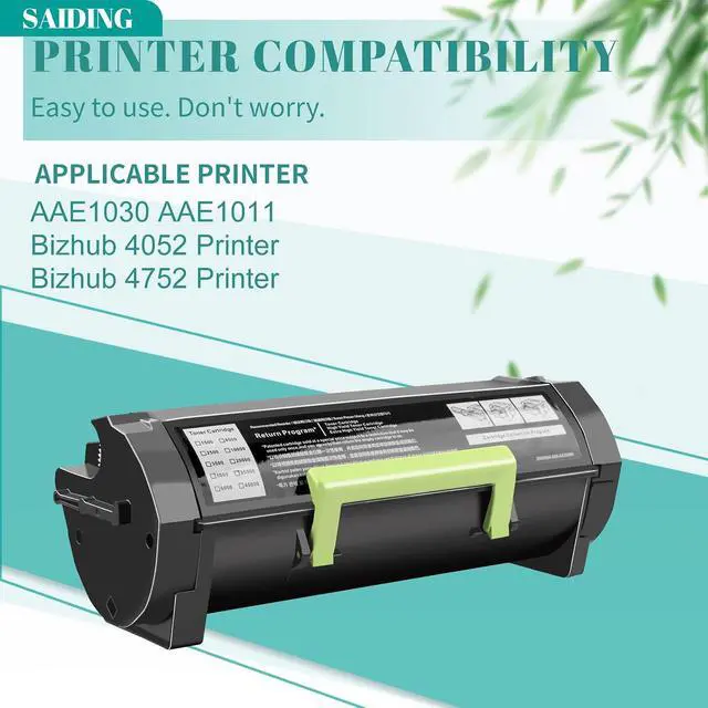 Alt view image 2 of 6 - TNP63 TNP64 Black Toner Cartridge Compatible for Konica TNP63 TNP64