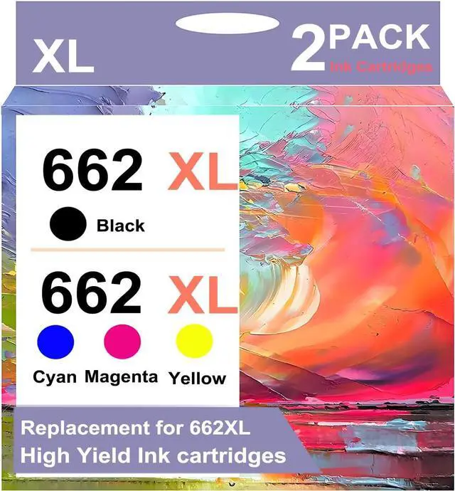 Main image of 662XL 662 Ink Cartridges Replacement Black and Combination 662XL 662 for HP