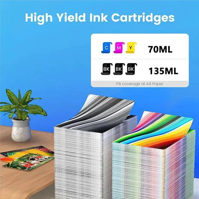 Alt view image 2 of 6 - GI-11 GI 11 Ink Cartridge Replacement for Canon GI-11 GI11 11 Ink Refill Bottles Compatible for Canon G2160 G3160 Printers ,12pcs-1 Pack