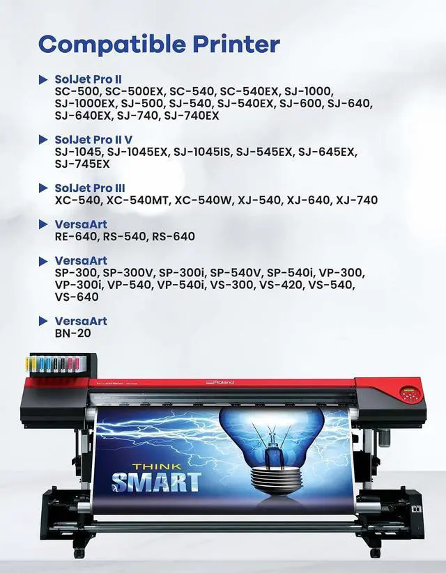 Alt view image 2 of 6 - ESL3 Ink Cartridges 440ml Compatible for Roland ECO-SOL MAX Ink Cartridge