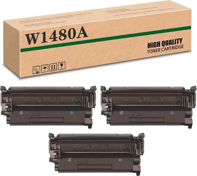 Main image of Compatible 148A W1480A High-Capacity Toner Cartridge, Works for HP 4001dn 4001dw 4001n MFP4101fdn MFP4101fdw Printers 3 Pack