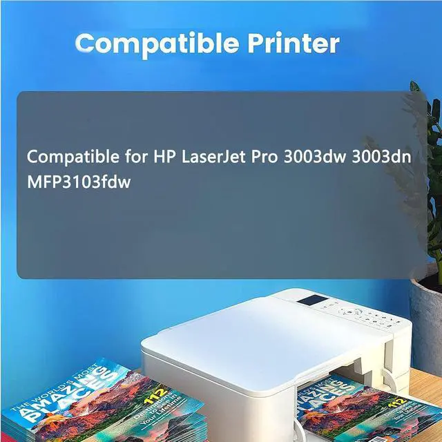 Alt view image 2 of 7 - W1450X 145X Compatible for HP W1450X Black Toner Cartridges 3800 Pages High Capacity Replacement for HP LaserJet Pro 3003dw 3003dn MFP3103fdw Printers,Black-1 Pack