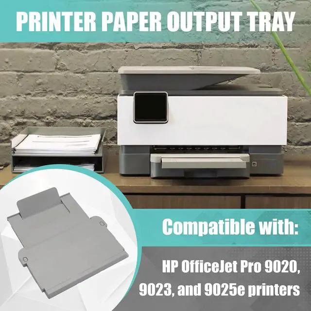 Alt view image 2 of 5 - Printer Paper Output Tray Fit for HP OfficeJet Pro 9020 9023 9025e Printer