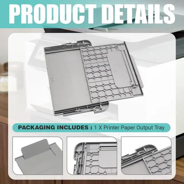 Alt view image 5 of 5 - Printer Paper Output Tray Fit for HP OfficeJet Pro 9020 9023 9025e Printer
