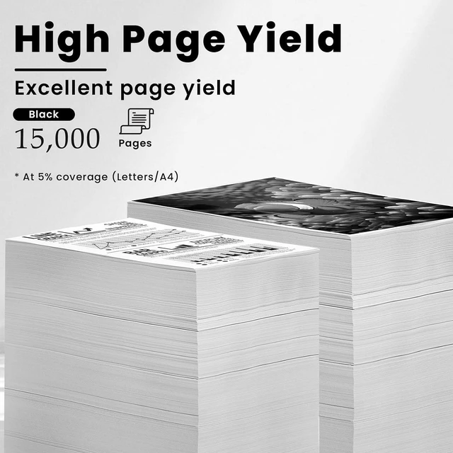 Alt view image 3 of 7 - Vylent Phaser 3330 WorkCentre 3335 3345 Toner Cartridge Extra High Capacity