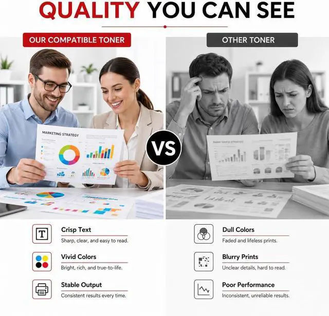 Alt view image 5 of 7 - 045 045H Toner Cartridge Set Replacemen for Canon CRG-045 Toner Cartridges