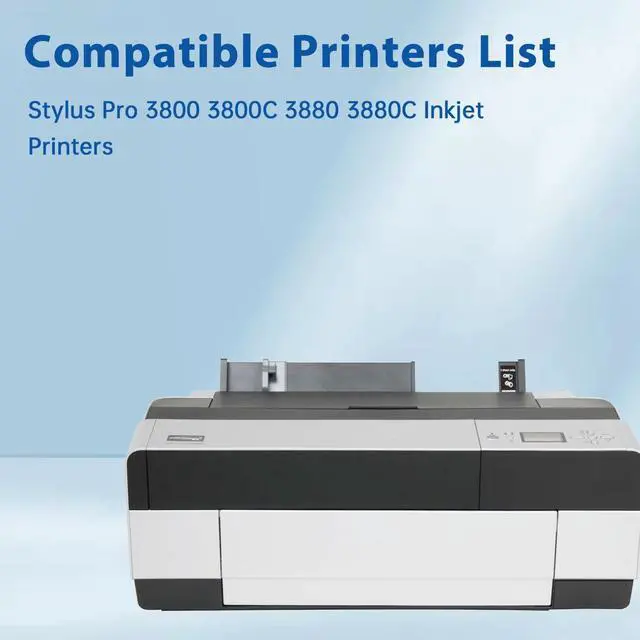 Alt view image 2 of 7 - T580 Ink Cartridge with New Chip Remanufactured Pro 3800 3880 Printer Ink