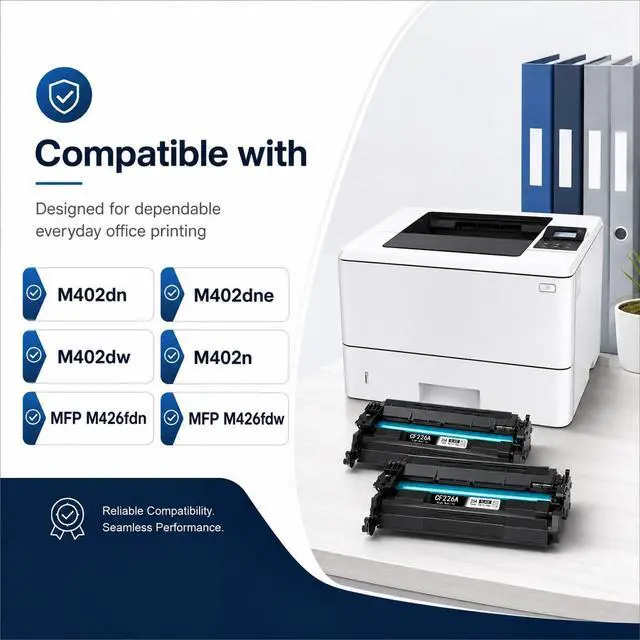 Alt view image 2 of 7 - 26A Black Toner Cartridge Replacement for HP 26A 26X Toner Cartridge