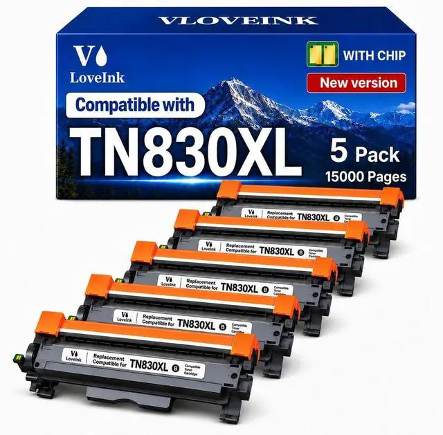 Main image of Replacement for TN830XL TN830 Toner Cartridge High Yield 5 Black