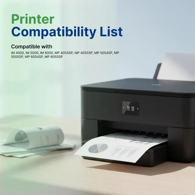 Alt view image 3 of 7 - Genuine OEM for Ricoh 841999 842126 Black Toner Cartridge, High Yield 37,000 Pages, IM 4000, IM 5000, IM 6000, MP 4054SP, MP 4055SP, MP 5054SP, MP 5055SP, MP 6054SP, MP 6055SP