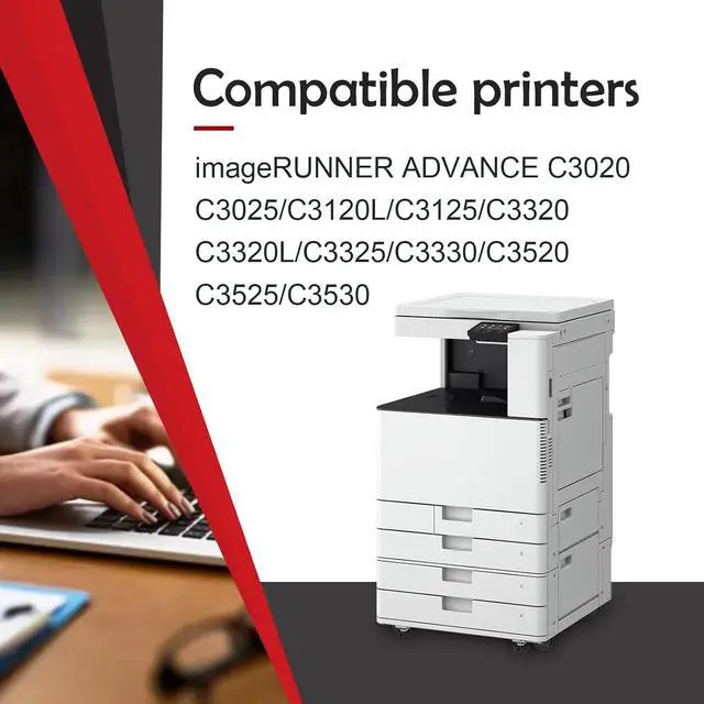 Alt view image 2 of 7 - Remanufactured GPR-53 GPR53 Toner Cartridge Replacement for Canon GPR 53 for ImageRunner Advance C3325i C3330i C3525i C3530i C3025i C3725i C3826i C3830i C3835i C3330 Printer 1x Yellow