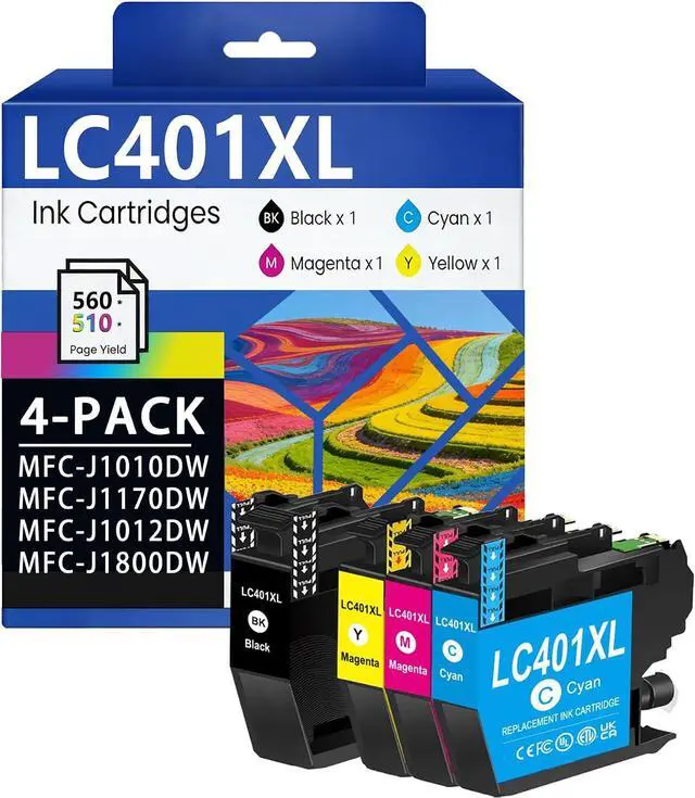 Main image of LC401XL LC401 Ink Cartridges High Yield