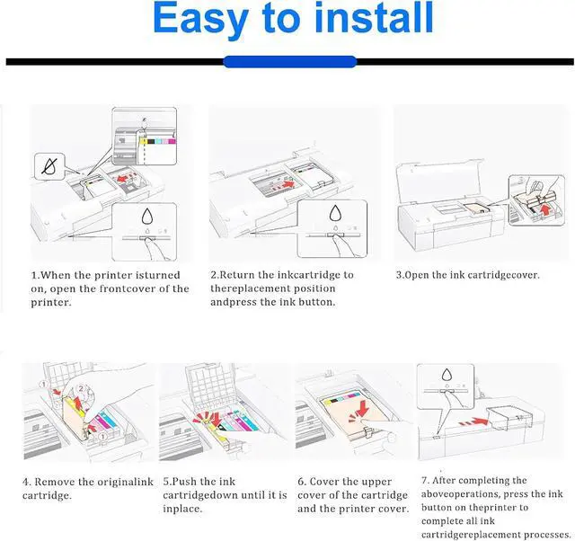 Alt view image 6 of 7 - 915XL 915 Ink Cartridge Replacement 915XL 915 for HP, One Set