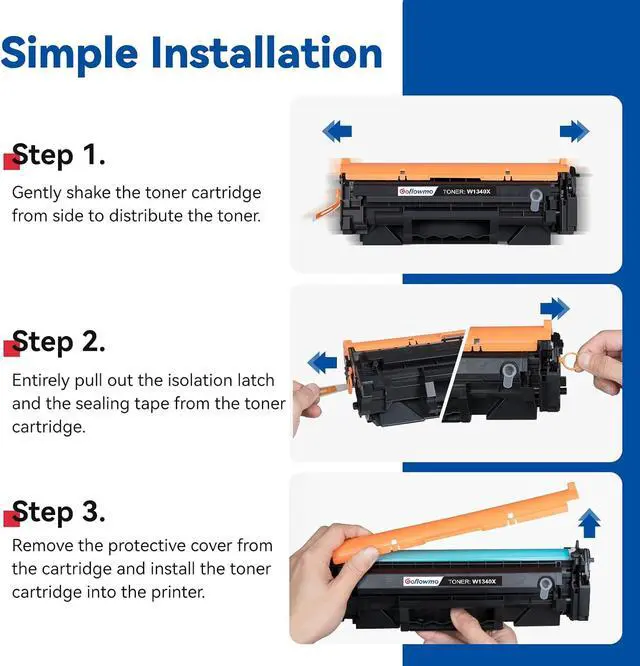 Alt view image 4 of 6 - 134X Black Toner Cartridge Compatible for HP M209dw MFP M234sdw, W1340X 2PK