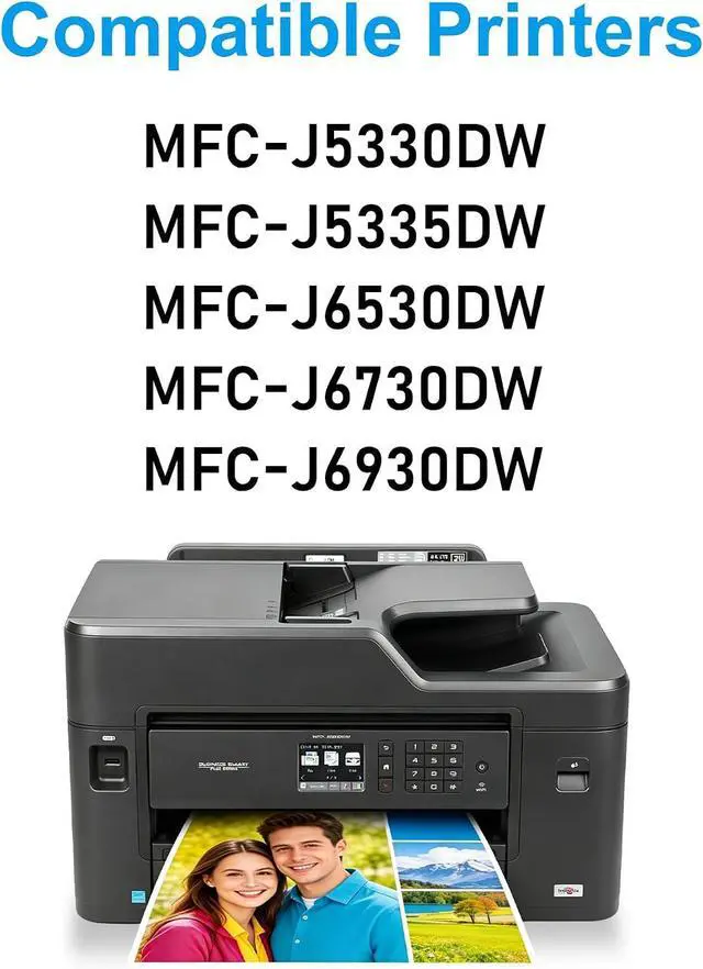 Alt view image 2 of 7 - LC3019XXL LC3019 Ink Cartridges Replacement for Brother LC3019 LC3019XXL