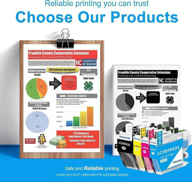 Alt view image 5 of 7 - LC3019XXL LC3019 Ink Cartridges Replacement for Brother LC3019 LC3019XXL