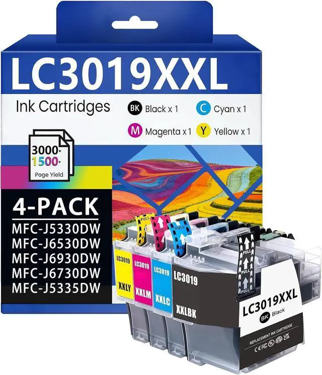 Main image of LC3019XXL Ink Cartridges High-Yield 4 Pack