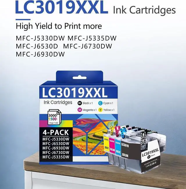Alt view image 2 of 7 - LC3019XXL Ink Cartridges High-Yield 4 Pack