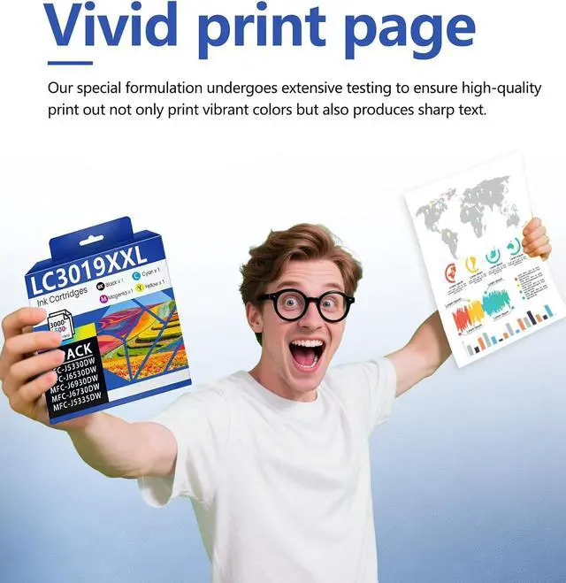 Alt view image 5 of 7 - LC3019XXL Ink Cartridges High-Yield 4 Pack