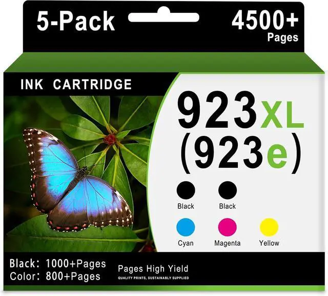 Main image of 923XL Ink Cartridges Replacement for HP 923e 923 8130e Ink 5-Pack