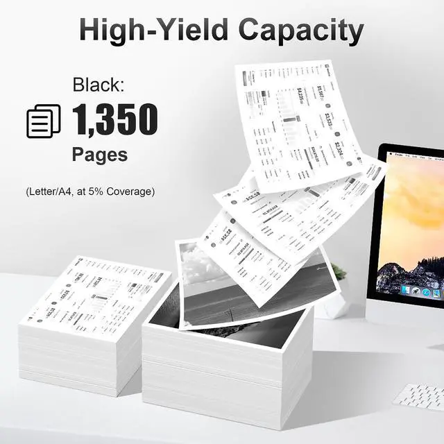 Alt view image 3 of 7 - 218A Black High-Yield Toner Cartridge Replacement for HP 218A 218X W2180A W2180X Works with HP Color LaserJet Pro MFP 3301 fdw 3301cdw 3201dw 3301sdw 3201dw Printer Toner - 2PacK with Chip