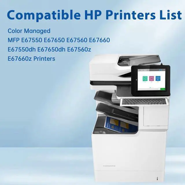 Alt view image 2 of 6 - W9030 W9030MC Black Toner Cartridge with New Chip High Yield E67550 Toner