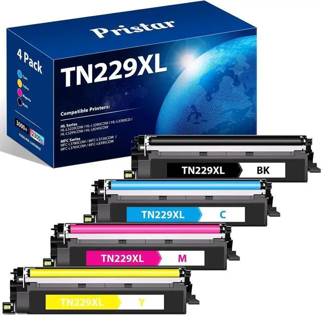 Main image of TN229XL TN229 Toner Cartridges for Brother MFC-L3780CDW HL-L3280CDW Printer