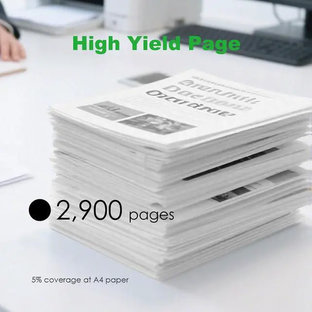 Alt view image 3 of 7 - Remanufactured 148A Black Toner Cartridge Replacement for HP 148A 148X W1480A W1480X for Laser Jet Pro MFP 4101fdw 4001n 4001dn 4001dw 4101fdn Printer(2 Pack)