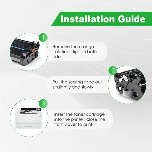 Alt view image 6 of 7 - Remanufactured 148A Black Toner Cartridge Replacement for HP 148A 148X W1480A W1480X for Laser Jet Pro MFP 4101fdw 4001n 4001dn 4001dw 4101fdn Printer(2 Pack)