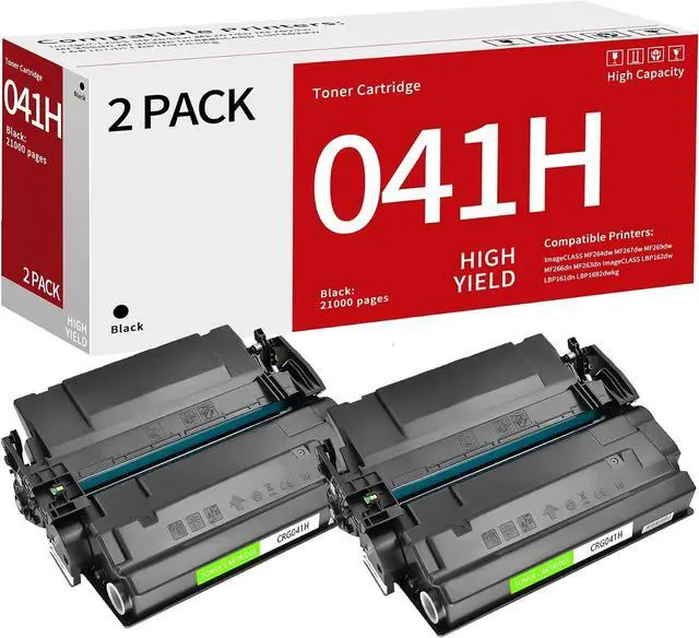 Main image of 041H CRG041H High Yield Toner Cartridge Replacement for Canon 041H CRG-041H Toner Compatible with Canon imageCLASS LBP310x LBP312dn LBP312x LBP312xz MF525dw LBP312i Laser Printer (Black, 2Pack)