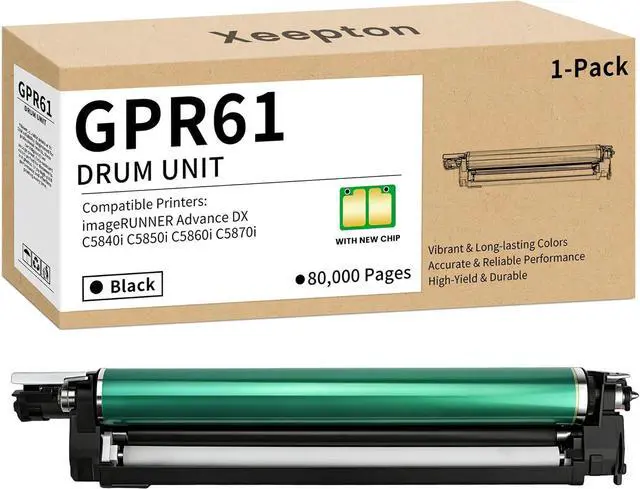 Main image of GPR-61 Drum Unit with Chip for GPR61 3770C003 Imaging Unit 1-Pack