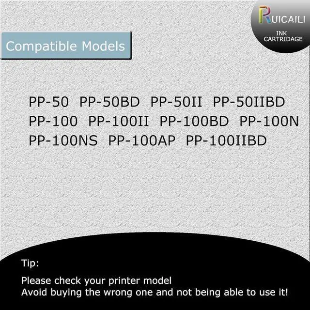 Alt view image 2 of 7 - Compatible PP-50 PP-100 PP50 PP100 Ink Cartridge PJIC1 PJIC2 PJIC3 PJIC4 PJIC5 PJIC6 use with Discproducer PP-50 PP-50BD PP-100N PP-100IIBD PP-100II PP-100AP Printer, 6 Pack