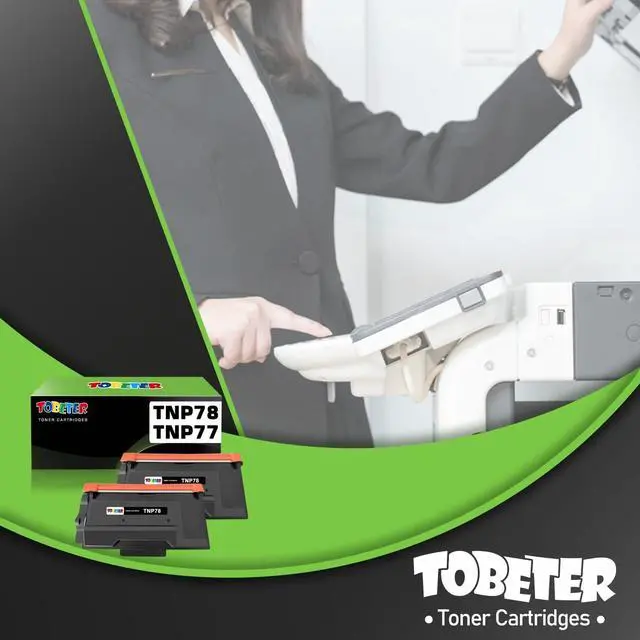 Alt view image 7 of 7 - TNP-78 TNP78 Toner Cartridge Compatible for Konica TNP-78 TNP-77 Toner for Minolta bizhub 4020i 5020i Printer Toner ACF0030, 2-Pack TNP78 Toner Black, 12,000 Pages High Yield