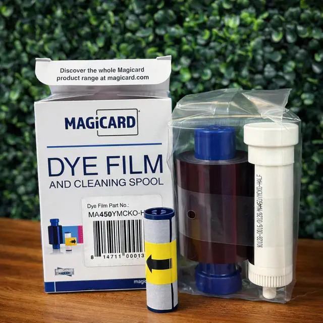 Alt view image 4 of 7 - Magicard MA450YMCKO-HALF Half Panel Color Ribbon - 450 Prints - High Yield Cost Saving Ink for Photo ID Badges Compatible with Magicard Enduro, Rio Pro & Pronto - Includes 10 Specialist ID Bonus Cards