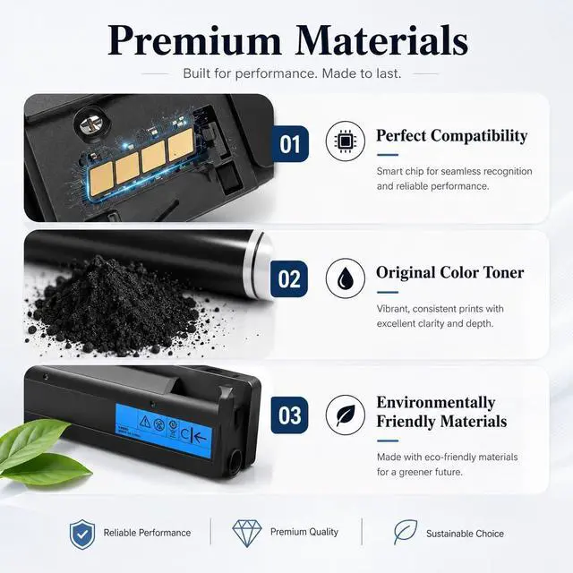 Alt view image 4 of 6 - T-FC425U Toner Cartridge (with Chip) Compatible with T-FC425U-K T-FC425U-C T-FC425U-Y T-FC425U-M High Capacity Toner Cartridges Replacement for Toshiba E-Studio 2525AC 3025AC 3525AC Printers 4P