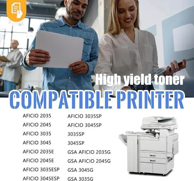 Alt view image 2 of 6 - 2 Pack Type 3110D Black Toner Cartridge