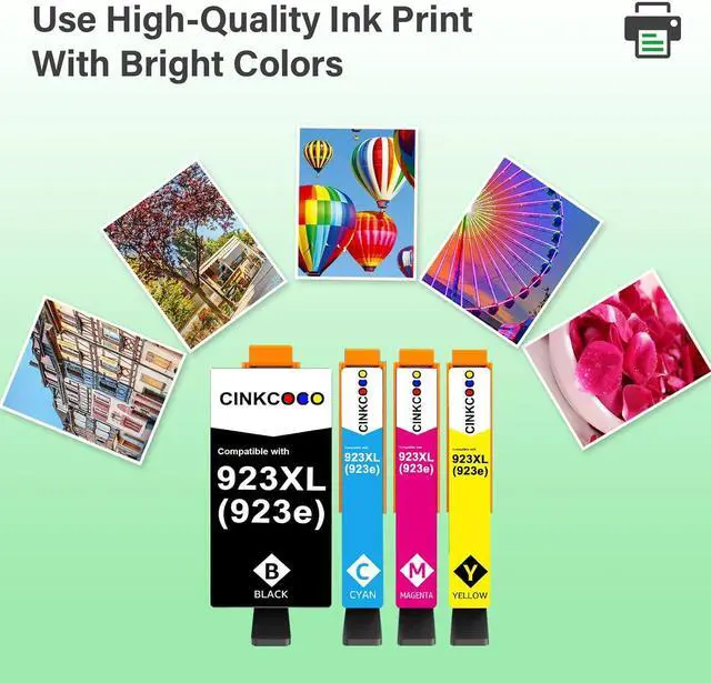 Alt view image 4 of 6 - Compatible for HP 923 Ink cartridges
