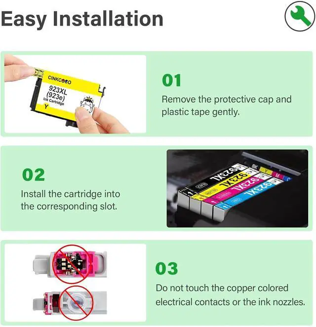 Alt view image 5 of 6 - Compatible for HP 923 Ink cartridges