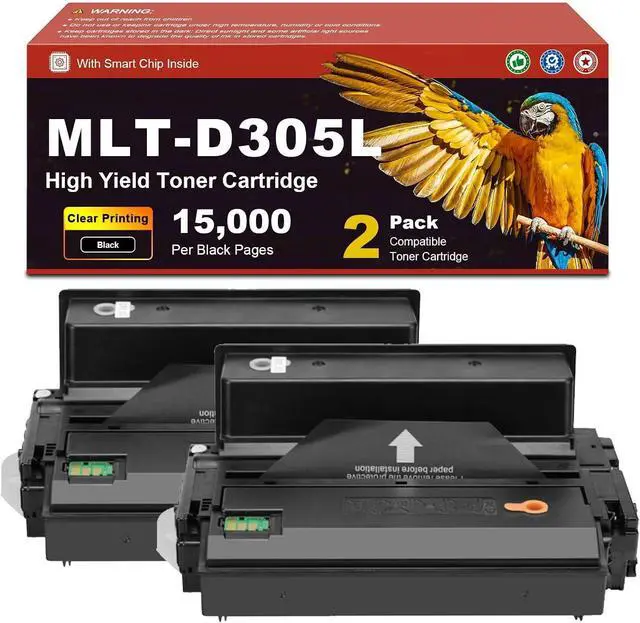 Main image of Compatible Toner Cartridge MLT-D305L MLT-D305 305L, for Samsung ML-3753ND ML-3051NG ML-3057ND ML-3750 ML-3750N ML-3750ND Printers, 15,000 Page Yield 2-Pack