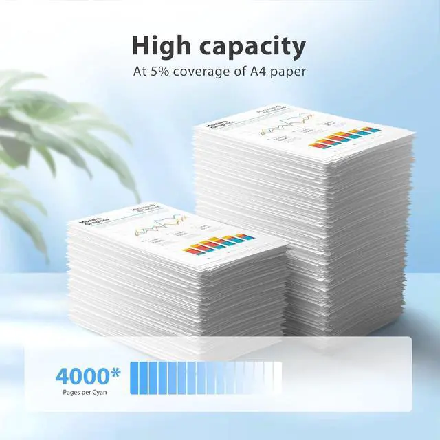 Alt view image 3 of 6 - TN433C Toner High Yield Replacement for Brother TN-433C Cyan 1-Pack