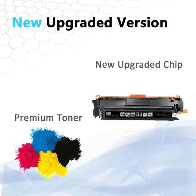 Alt view image 4 of 6 - 207A W2210A W2211A W2212A W2213A High Capacity Remanufactured Toner Cartridge Replacement forHP Color LaserJet Pro M255dw M255nw MFP M282nw M283fdn M283fdw Printers (4 Pack 1BK/1C/1M/1Y)